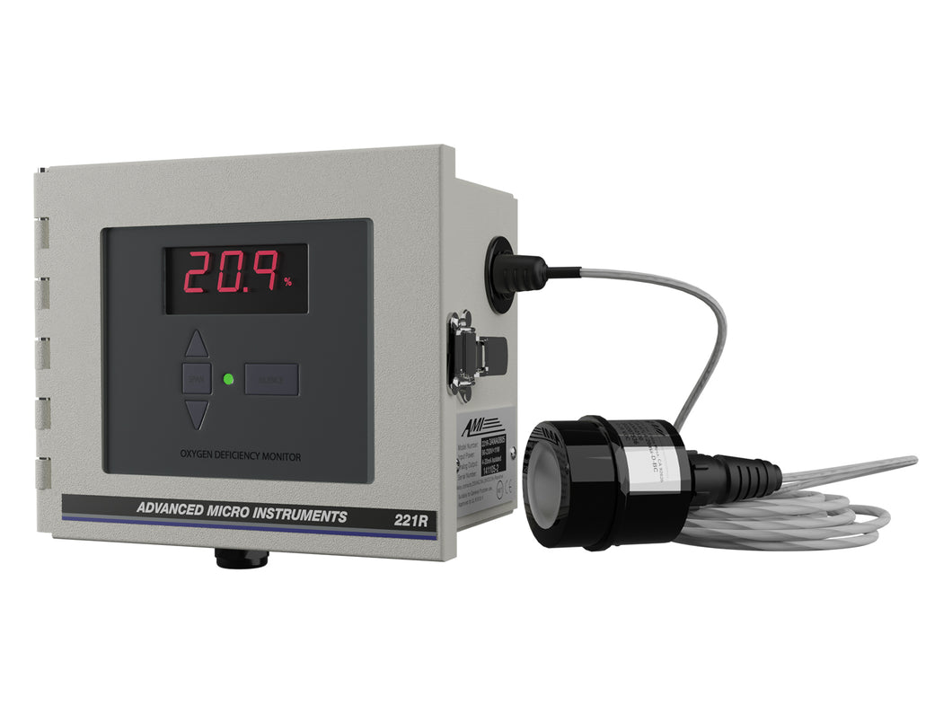 Model 221R Oxygen Deficiency Monitor with Remote Probe